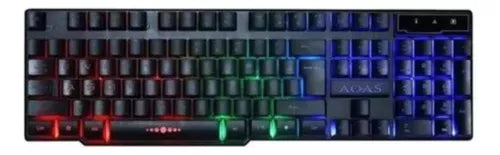 Kit Gamer Rgb 4 Piezas Set Aoas