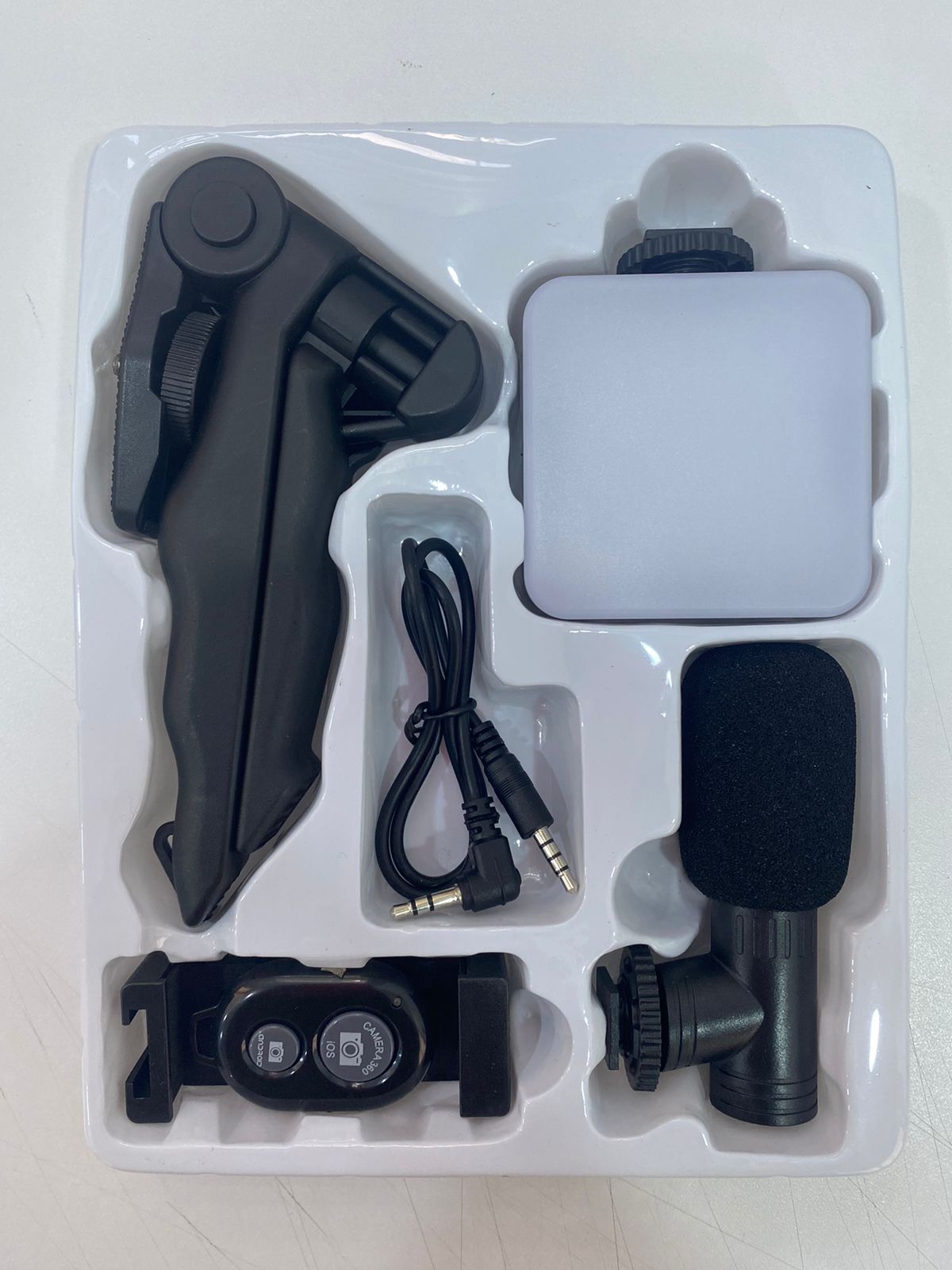 Kit de Grabación Micrófono Luz Led